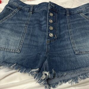Denim High-Waisted Women Shorts